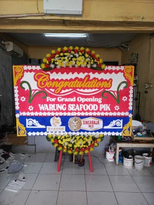 Papan Bunga di Sunggingwarno Gabus